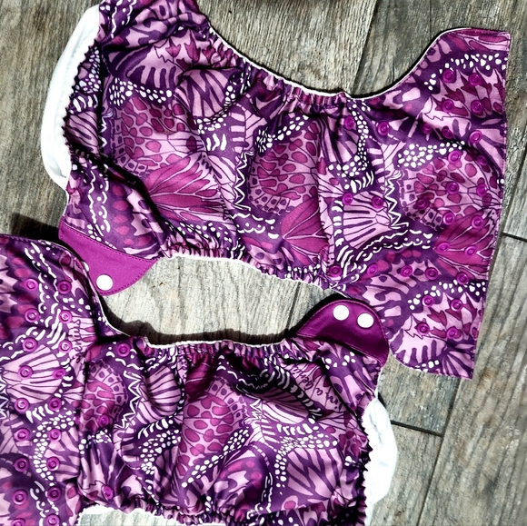 FLIP/Bum Genius "Patch" Lot of 3 Diapers- NIP/nwot - Picture 7 of 9